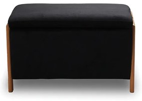 DALI ΣΚΑΜΠΟ VELVET BLACK ΜΕ ΑΠΟΘ. ΧΩΡΟ 75X42X44εκ. 75X42X44εκ.