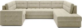Γωνιακός καναπές Bale U-Ekrou-Δεξιά - 299.00Χ198.00Χ82.00cm
