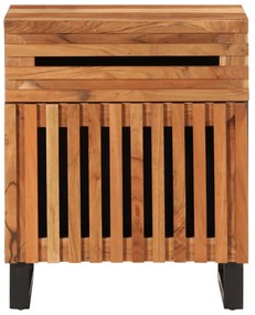 vidaXL Κομοδίνο 50x34x60 εκ. από Μασίφ Ξύλο Ακακίας