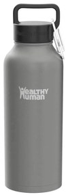 Μπουκάλι Θερμός Stein Healthy Human με χωρητικότητα 621ml και διατήρηση θερμοκρασίας 12h ζεστό / 24h κρύο - Slate Gray