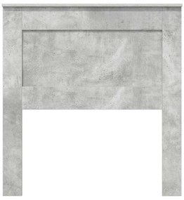 vidaXL Κεφαλάρι με κεφαλάρι Σκυρόδεμα Γκρι 100 cm Επεξεργασμένο ξύλο