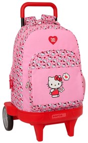 Σχολική Τσάντα με Ρόδες Hello Kitty Ροζ 33 x 45 x 22 cm