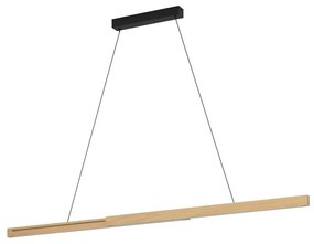 Φωτιστικό Οροφής - Ράγα Montebuono 390369 2xLed 180x150cm Natural Eglo