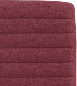 vidaXL Καρέκλες Τραπεζαρίας 2 τεμ. Μπορντό Υφασμάτινες