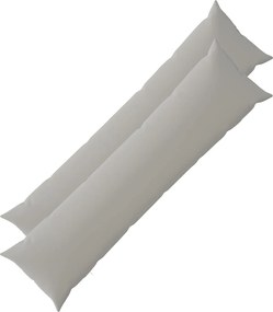 vidaXL Κάλυμμα Μαξιλαριού 2 pcs HEERLEN Γκρι 40 x 145 εκ. Πολυεστέρας