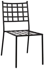 ΜΕΤΑΛΛΙΚΗ ΚΑΡΕΚΛΑ EMERY HM5509 ΣΕ ΜΑΥΡΗ ΑΠΟΧΡΩΣΗ 46x58x88  cm