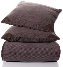 Διακοσμητική Μαξιλαροθήκη (45x45) Silk Fashion 1715 Choco