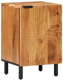 vidaXL Ντουλάπι Μπάνιου Καφέ 38 x 33.5 x 58 εκ. Μασίφ ξύλο ακακίας