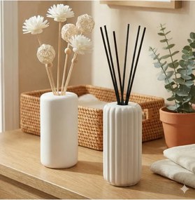 Stewehome Σετ 2 τεμαχίων βάζων λουλουδιών από πέτρινη σκόνη