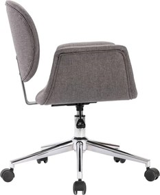 vidaXL Καρέκλες Τραπεζαρίας Περιστρεφόμενες 6 τεμ. Γκρι Υφασμάτινες