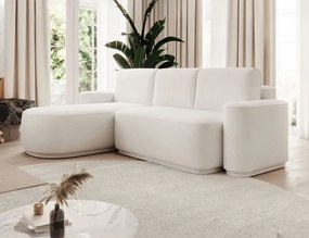 Γωνιακός καναπές Luxora-Leuko-Αριστερή