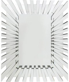 Καθρέφτης Τοίχου Γρανάζι 83x120 εκ. 83x3x120εκ - Ασημί
