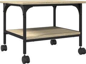 vidaXL Βάση Εκτυπωτή 2 Επιπέδων Sonoma Δρυς 50x40x38 εκ Επεξ. Ξύλο