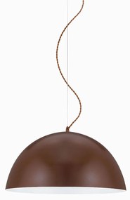 Φωτιστικό Οροφής Κρεμαστό 100-09830-06 90cm 3xE27 Leather Brown Luma