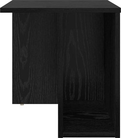 vidaXL End Table 2 pcs Μαύρη Οξυά 37 x 32 x 40 εκ Επεξεργασμένο ξύλο