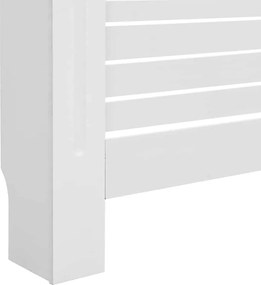 vidaXL Κάλυμμα Καλοριφέρ Λευκό 152 x 19 x 81,5 εκ. από MDF