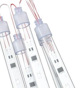 vidaXL Λαμπάκια Μετεωρίτης Εξ./Εσ. Χώρου 8 τεμ 50εκ Ψυχρό Λευκό 288LED