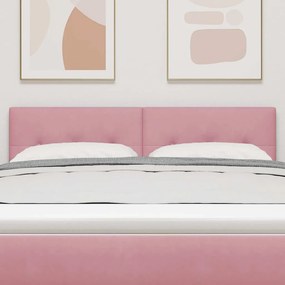 vidaXL Κεφαλάρι Ροζ 160 cm Βελούδο