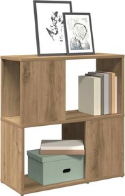 vidaXL Βιβλιοθήκη Αρτισιανή Δρυς 60 x 24 x 63 εκ. Επεξεργ. Ξύλο