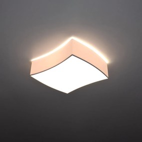 Sollux Φωτιστικό οροφής Square 2,PVC,2xE27/60w