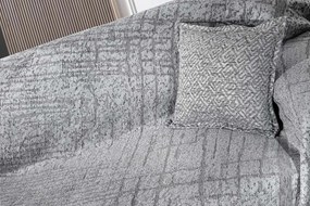 Διακοσμητική Μαξιλαροθήκη Polycotton Chenille Monte Grey 50x50εκ. Guy Laroche