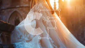 Intra Συλλεκτικό Ξύλινο Παζλ Plywood 4mm - Όμορφη νύφη με νυφικό στα σκαλιά του αρχαίου κτηρίου Σε Ξύλινο Κουτί - Διαστάσεις Puzzle: 10x10 cm – 25 κομμάτια