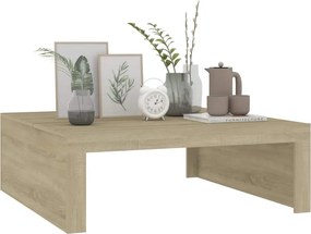 vidaXL Τραπεζάκι Σαλονιού Sonoma Δρυς 100x100x35 εκ. από Επεξ. Ξύλο