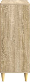 vidaXL Πλαϊνό γραφείο Sonoma Δρυς 66 x 34,5 x 90 εκ Επεξεργασμένο Ξύλο