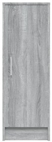 vidaXL Παπουτσοθήκη Γκρι Sonoma 32x35x92 εκ. από Επεξεργασμένο Ξύλο