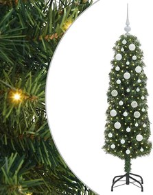 vidaXL Τεχνητό Χριστουγεννιάτικο Δέντρο με 150 LED Πράσινο 150 cm