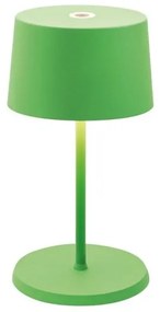 Επαναφορτιζόμενο Επιτραπέζιο Φωτιστικό LED Olivia Mini H22 Φ11 Zafferano-LD0860V3-Πράσινο LD0860V3