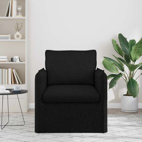 vidaXL Καναπές 60cm Μαύρο Μέταλλο