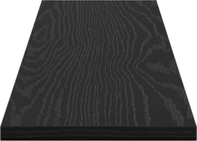 vidaXL Ράφι Βιβλίων 4 pcs Μαύρο 80 x 20 x 1,5 cm Επεξεργασμένο ξύλο