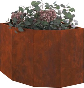 vidaXL Γωνιακό Ροδόδεντρο Σκ rusty 60 x 60 x 50 εκ