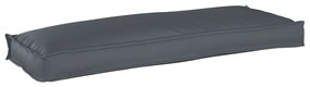 vidaXL Μαξιλάρι Παλέτας για Παγκάκι Ανθρακί 110x40x8 εκ. Ύφασμα Oxford
