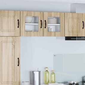 vidaXL Πάνελ πλυντηρίου πιάτων Kalmar 2 pcs Δρύς Sonoma