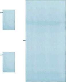 vidaXL Σύνολο πετσέτας αθλητισμού 3 pcs Μπλε