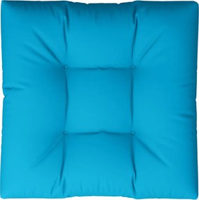 vidaXL Μαξιλάρι Παλέτας Μπλε 70 x 70 x 12 εκ. Υφασμάτινο