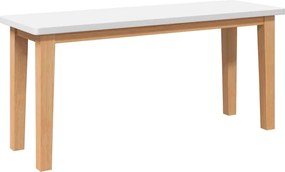 Πάγκος vidaXL 90 cm από μασίφ ξύλο καουτσούκ