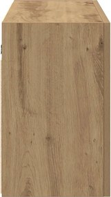 vidaXL Ντουλάπι τοίχου μπάνιου Artisan Oak 100x25x40 cm
