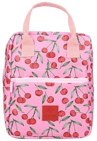 Ισοθερμική Τσάντα Save The Aegean Cherry Rose 01-22617 20x14x27cm 7lt Multi Estia PVC