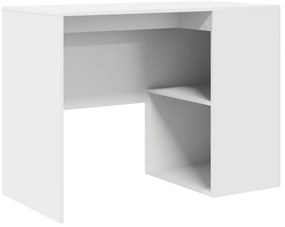 vidaXL Γωνιακό Γραφείο Λευκό 102x88x75 εκ. Επεξεργασμένο Ξύλο