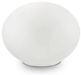 Επιτραπέζιο Φωτιστικό γυάλινο λευκό Smarties Bianco Ideal Lux-32078-Λευκό 32078