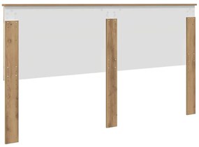 vidaXL Κεφαλάρι με κεφαλάρι Artisan Oak 180 cm Επεξεργασμένο ξύλο