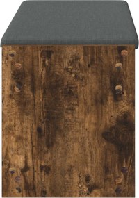 vidaXL Παγκάκι Χαλωρίου Καπνιστή Δρυς 103 x 38 x 45 εκ