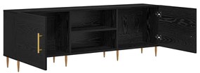 vidaXL Ντουλάπι TV Μαύρη δρυς 150 x 30 x 50 cm Επεξεργασμένο ξύλο