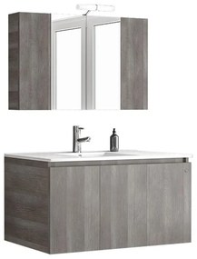 Bathroom Set VERONA 100 Γκρί Ανοιχτό