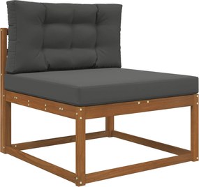 vidaXL Μαξιλάρι Καναπέ Εξωτερικού Χώρου 2 pcs Ανθρακί Πολυεστέρας