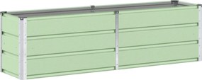vidaXL Γλάστρα Πράσινο 160 x 40 x 45 cm Ατσάλι