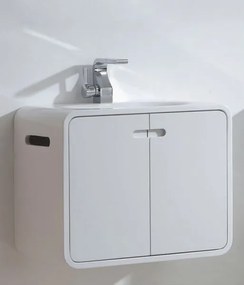 CAPSULA - ΕΠΙΠΛΟ ΜΕ ΝΙΠΤΗΡΑ ΚΑΙ ΠΟΡΤΕΣ 60*40*50h ΛΕΥΚΟ 27-1110